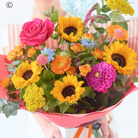 Large Sunflower Handtied