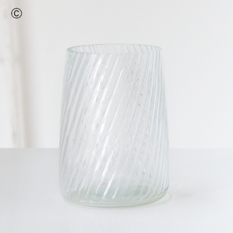 Ribbed Pattern Vase